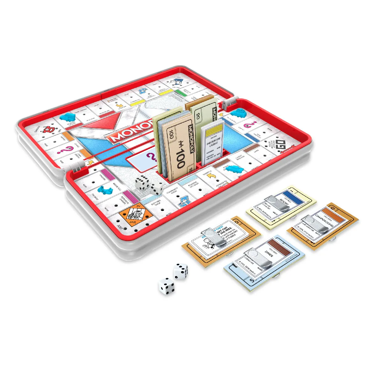 Monopoly - Jeu de voyage Road Trip - Jeu de société - 2 joueurs - Image 3