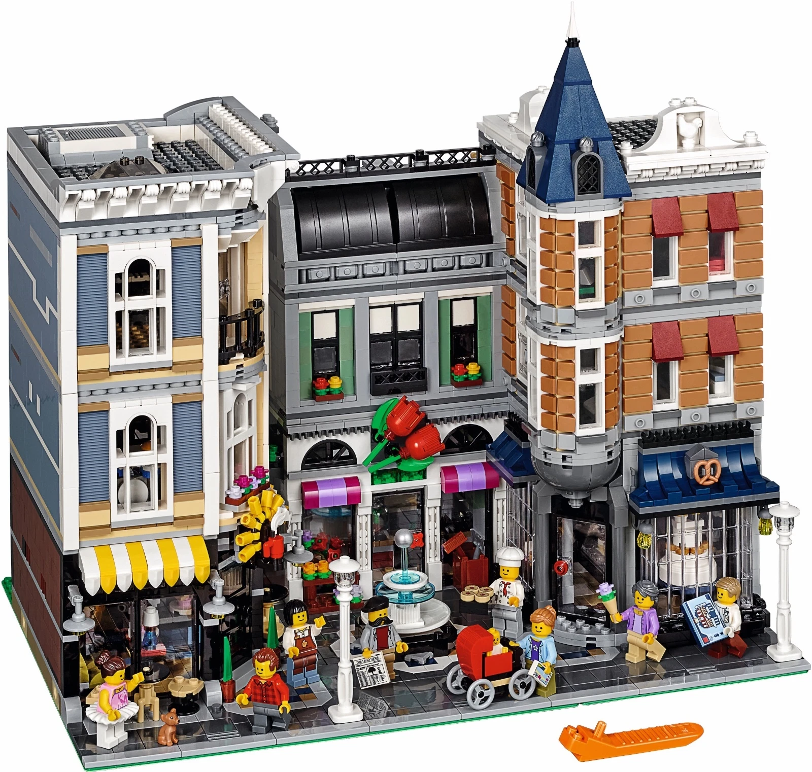 Lego Creator Expert 10255 Assembly Square - Bâtiment Modulaire Multicolore À 3 Étages - 4000+ Pièces