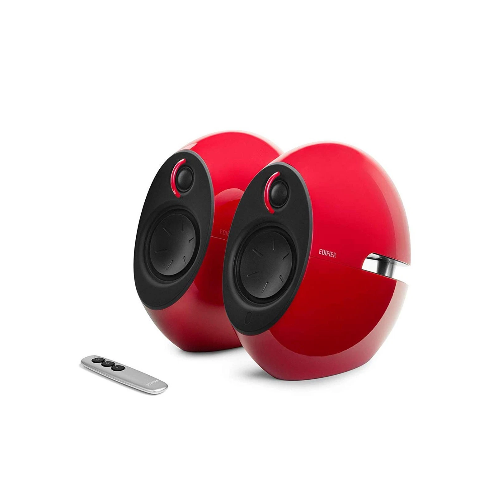 Edifier Rouge Enceintes Connectées Hi-Fi Bluetooth Luna Hd Vendues Par Paire - Image 3