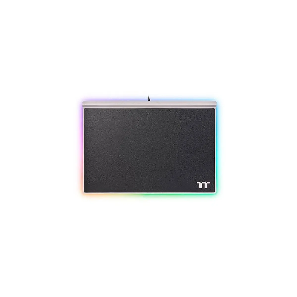 Thermaltake Argent/Noir Mp1 Rgb - Tapis De Souris Gaming - Aluminium