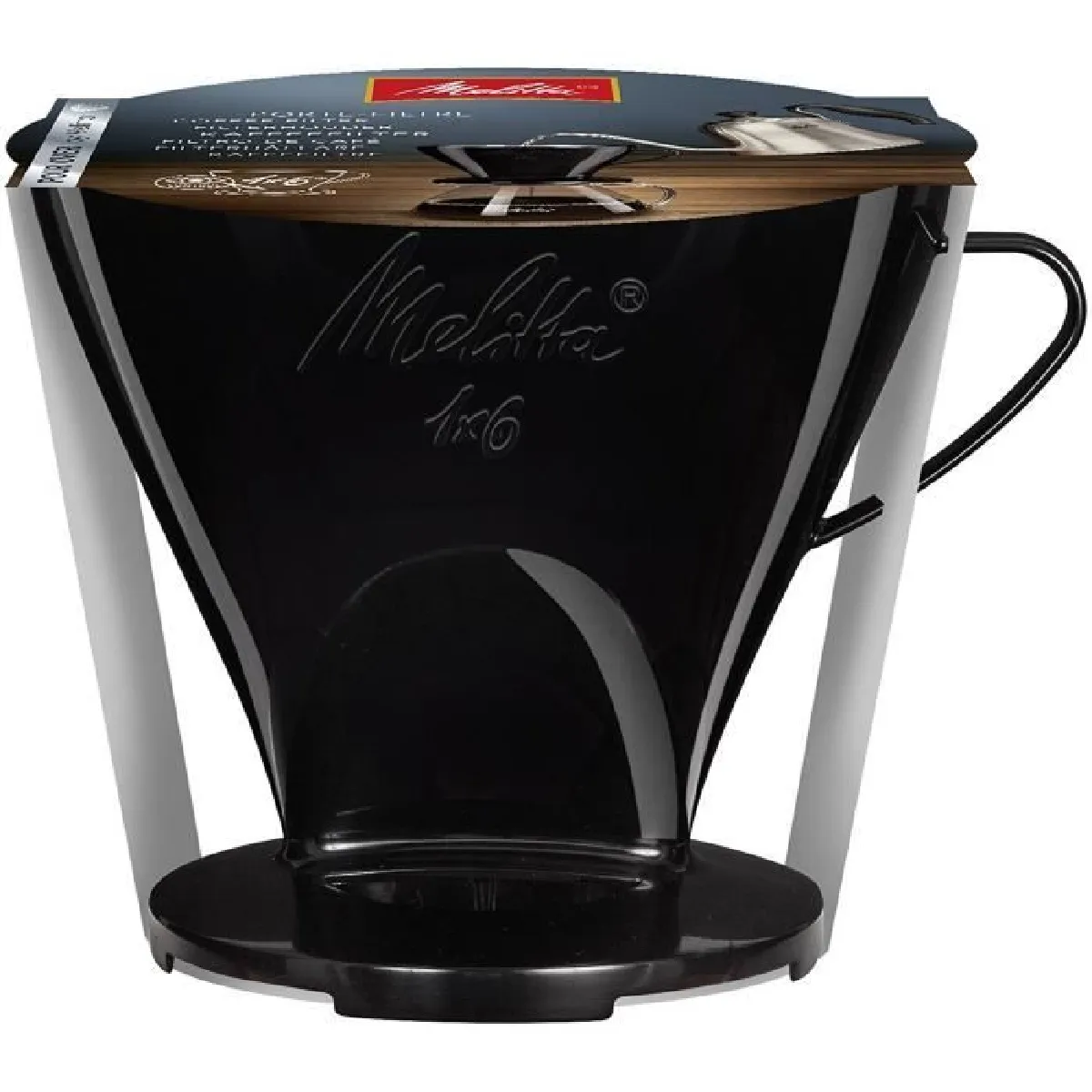 Melitta - Porte-filtre à café 1x6 - Pour 1 verseuse ou 2 tasses - Noir - Image 4