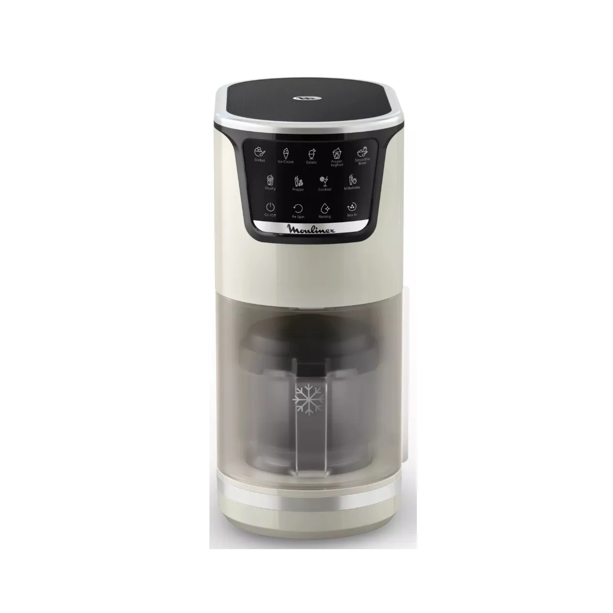 Turbine à glaces 1.4l 600w ivoire - MJ602AF0 - Dolci - MOULINEX