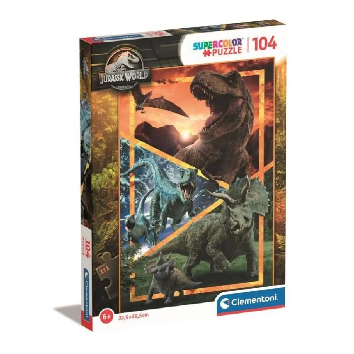 Clementoni puzzle 104 pièces Jurassic World