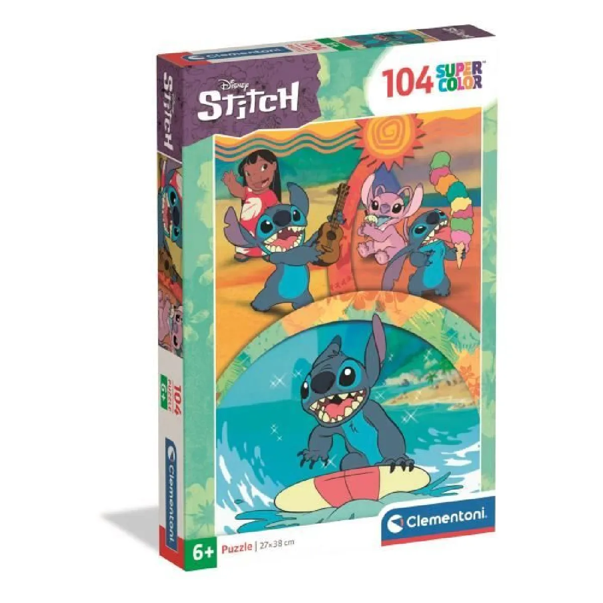 Clementoni puzzle Disney Stitch - 104 pièces