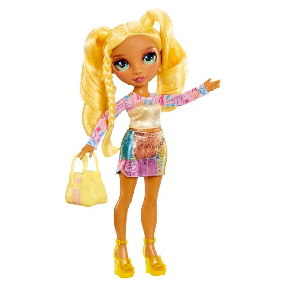 Rainbow High Multicolore Poupée Mannequin Thème Mode Sunny 27 Cm - Image 3