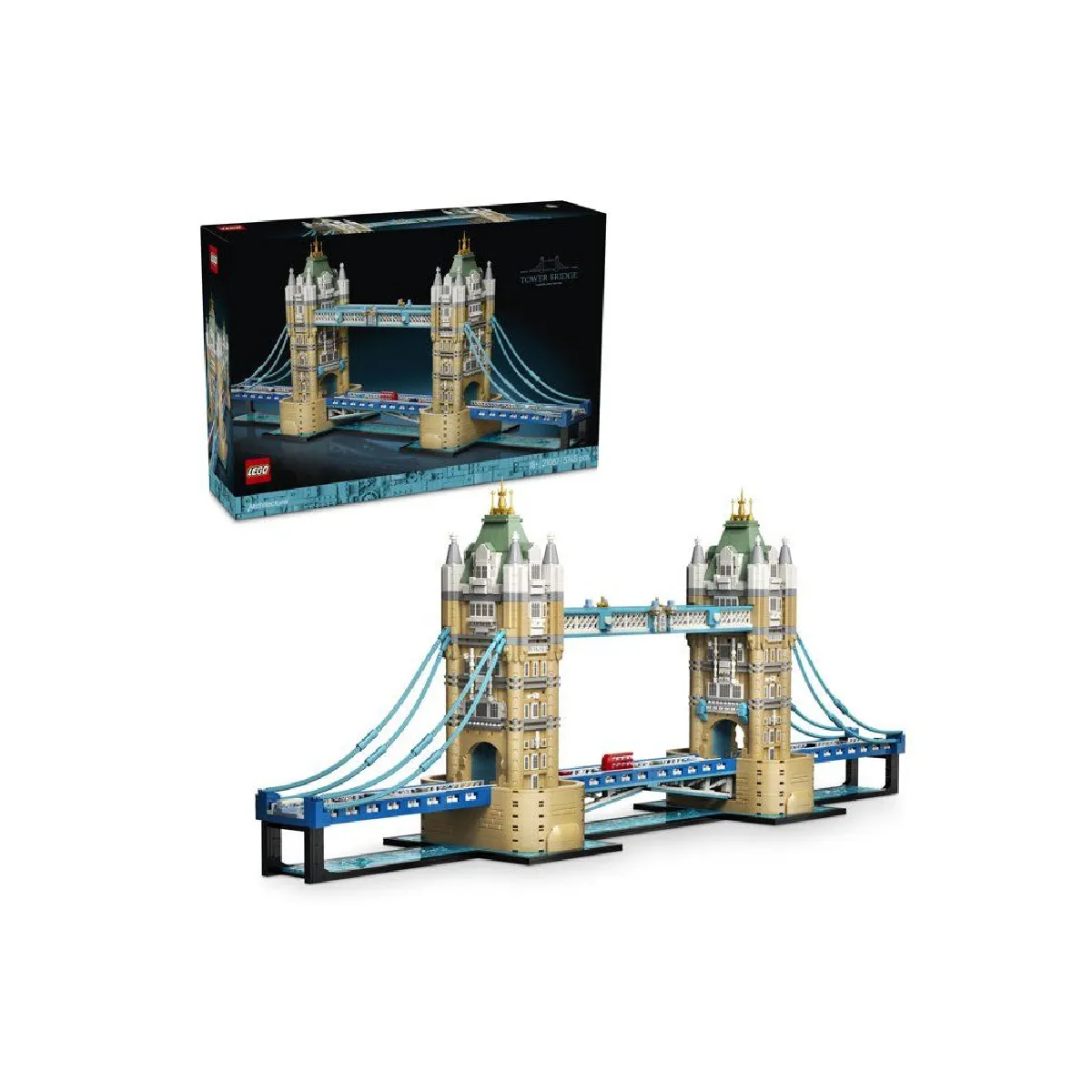 LEGO Architecture 21067 Tower Bridge - 3 745 pi&egrave;ces