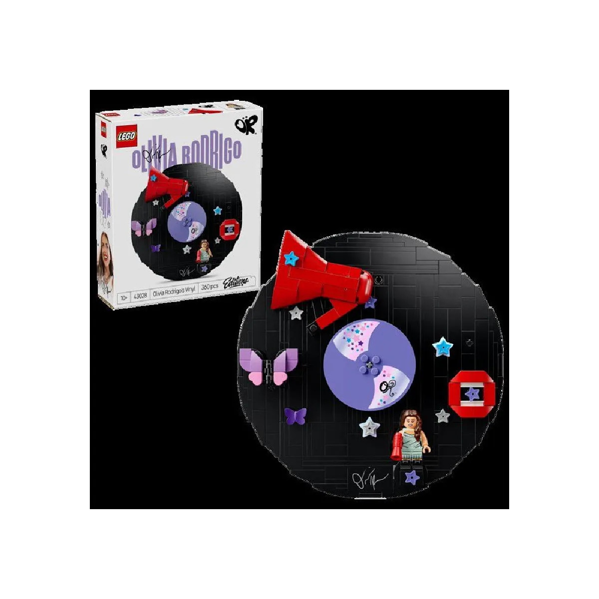 LEGO Editions 43028 Vinyle Olivia Rodrigo - 360 pièces - Pour collection