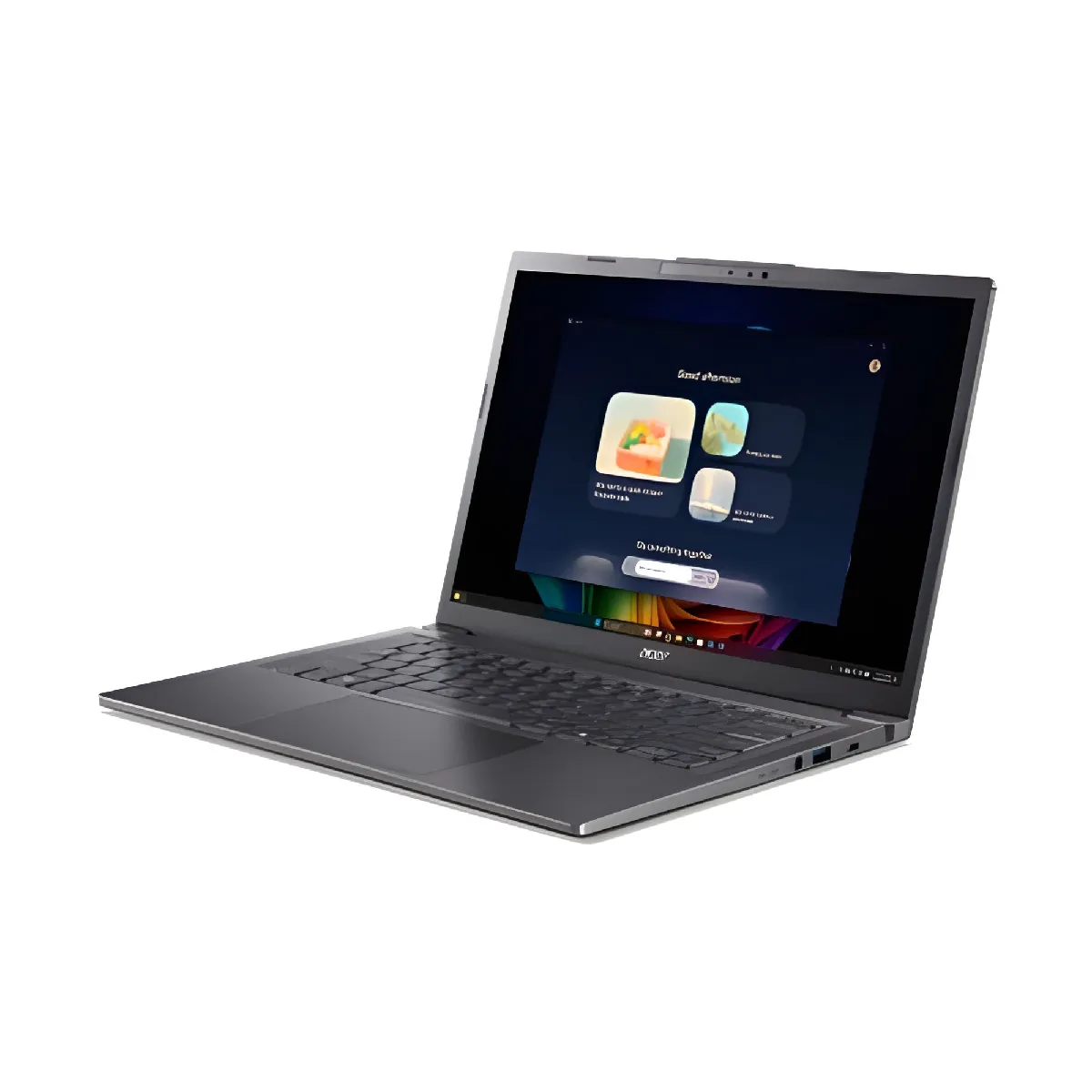 ACER PC portable 14.0 Intel Core 5 SSD Windows 11 Pro Clavier AZERTY rétroéclairé Aspire 14 - vue 4