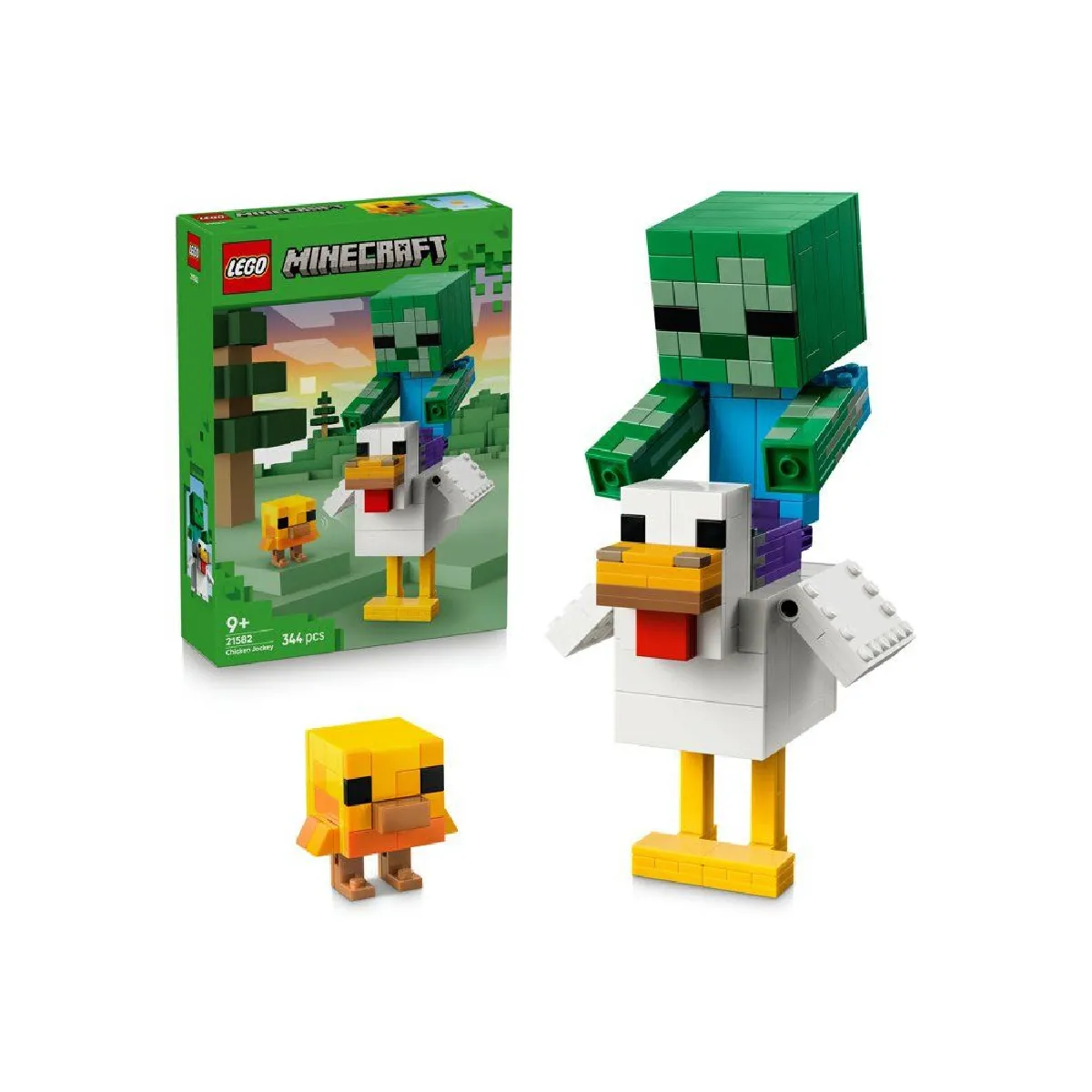 LEGO Minecraft 21582 Chicken Jockey - 344 pi&egrave;ces