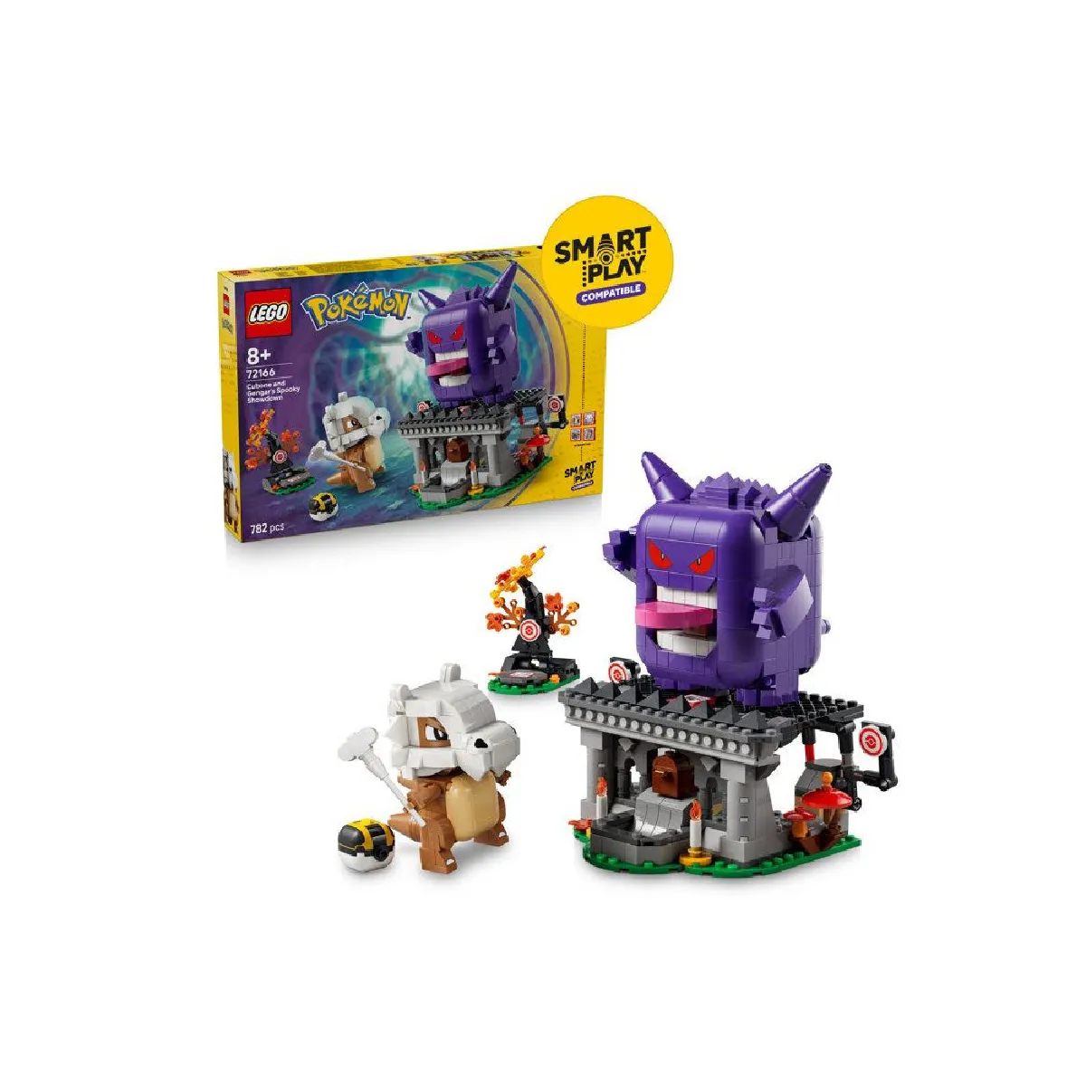 LEGO Pokémon SMART Play 72166 - Duel hanté Ectoplasma et Osselait