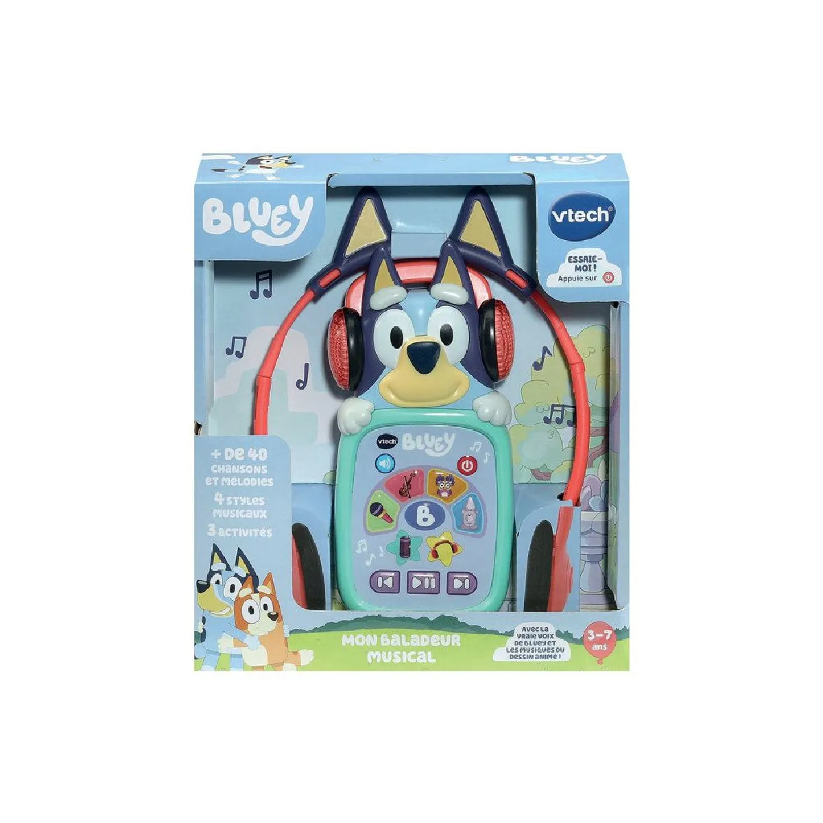 Vtech Bluey Mon baladeur musical - Multicolore - Casque