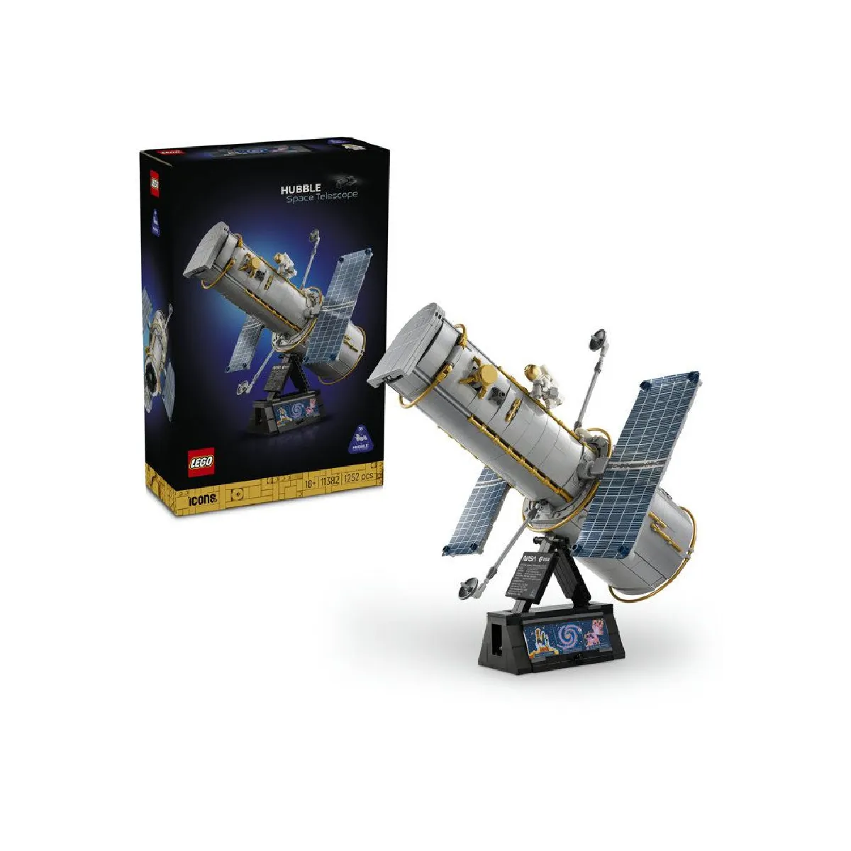 LEGO Icons 11382 Télescope spatial Hubble - Set pour adultes