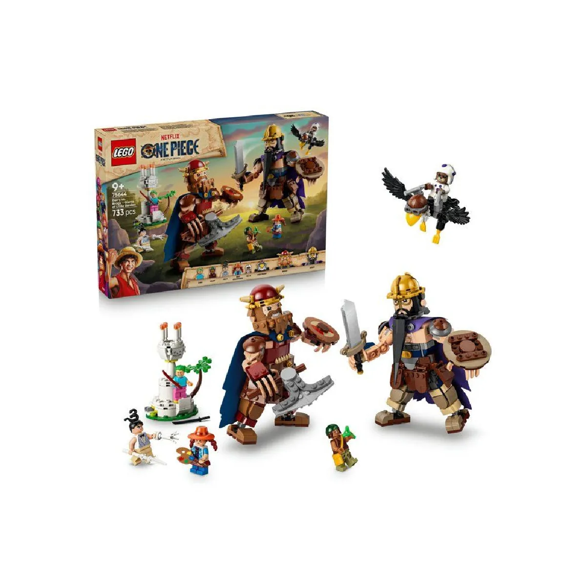 LEGO ONE PIECE 75644 Dorry contre Brogy – Les Géants de Little Garden - Jouet Interactif