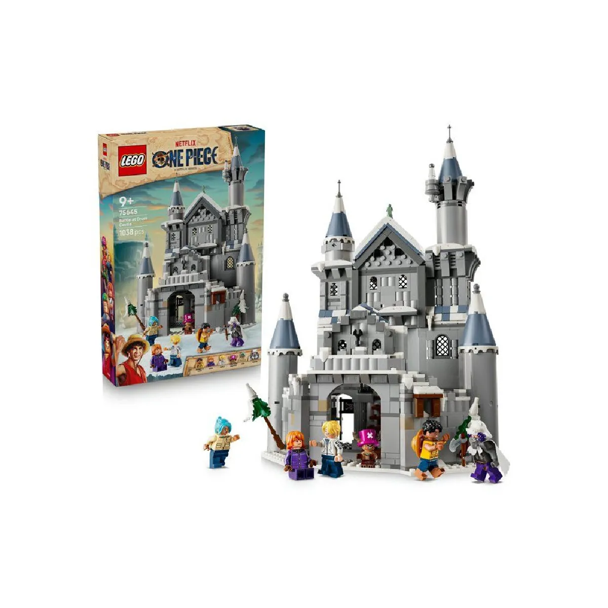 LEGO ONE PIECE 75645 - Château du Tambour, Bataille, 1038 pièces