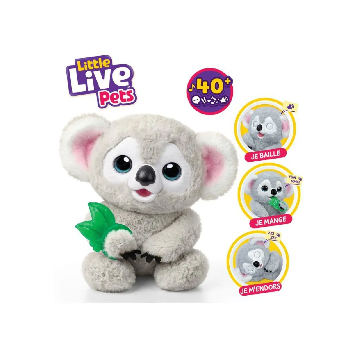 Little Live Pets Multicolore Peluche Interactive Mon Bébé Koala - Image 3