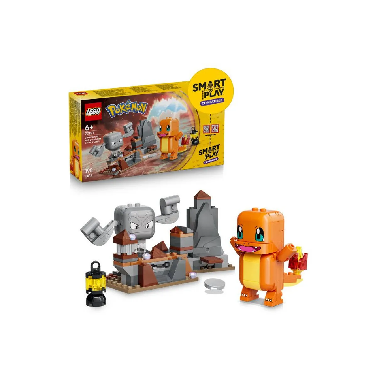 LEGO Pokémon 72157 SMART Play - Embuscade dans la grotte de Salamèche