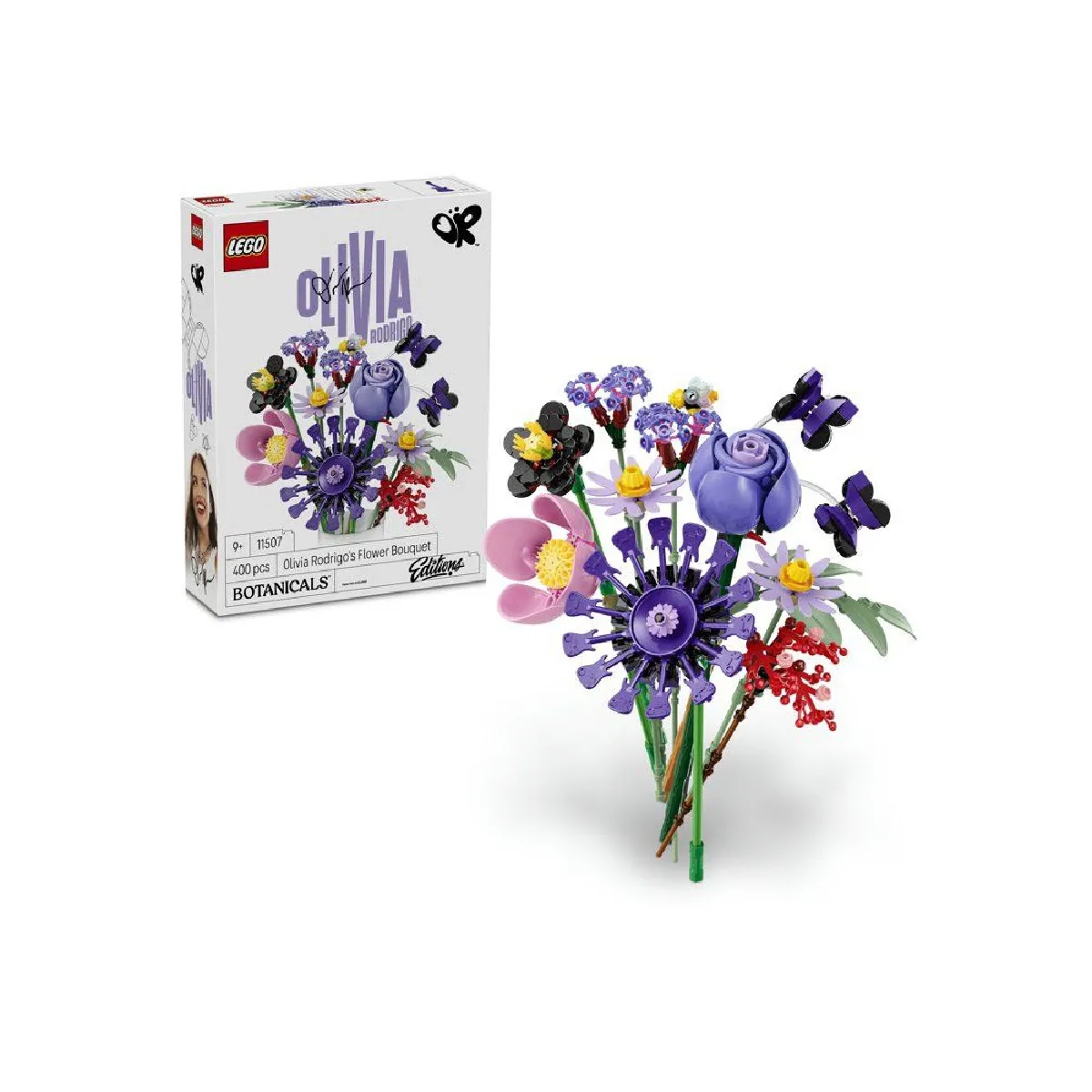 LEGO Botanicals Olivia Rodrigo - Bouquet de fleurs - 11507 - 400 pièces