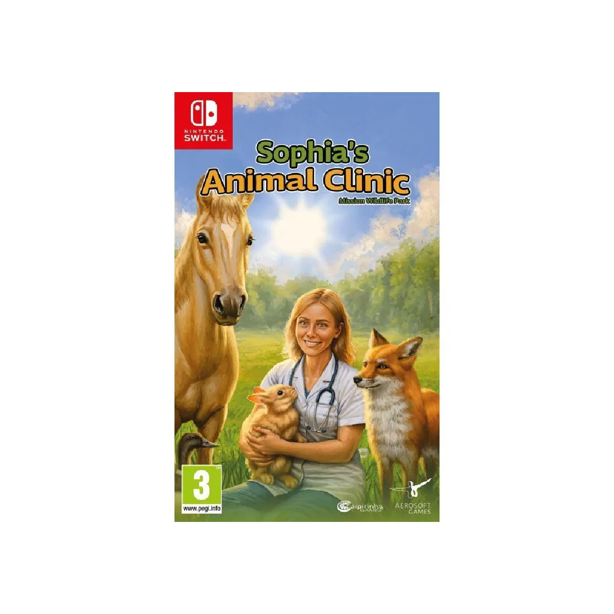Sophia's Animal Clinic Mission Wildlife Park - Jeu Nintendo Switch - Gestion de clinique animalière