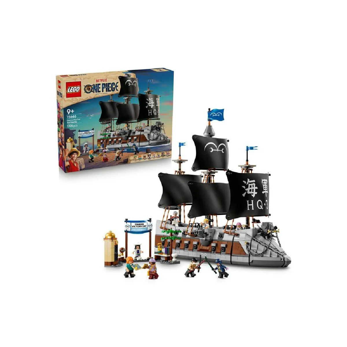 LEGO One Piece 75646 Le Navire de la Marine de Garp