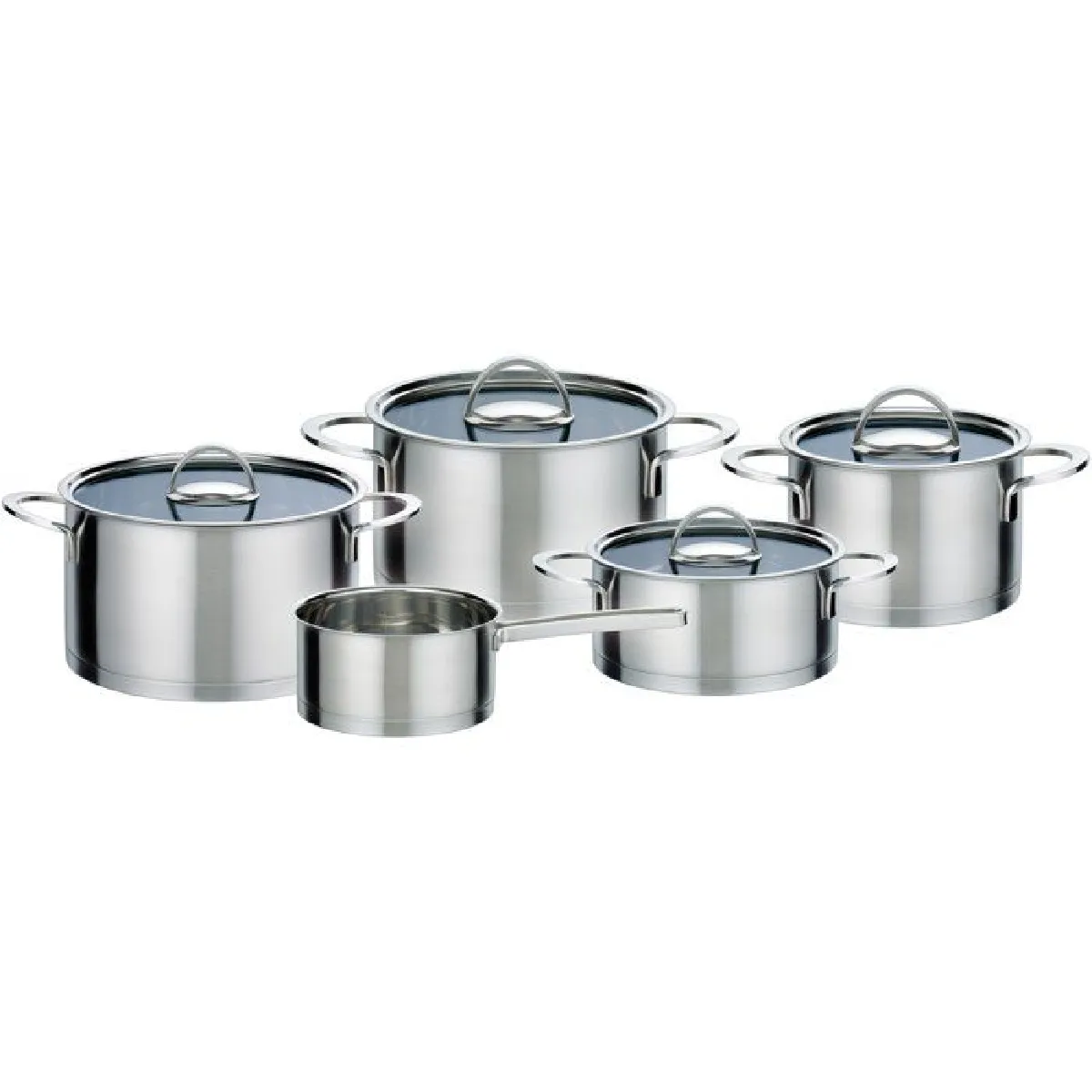 Gsw Batterie De Cuisine Inox 9 Pièces