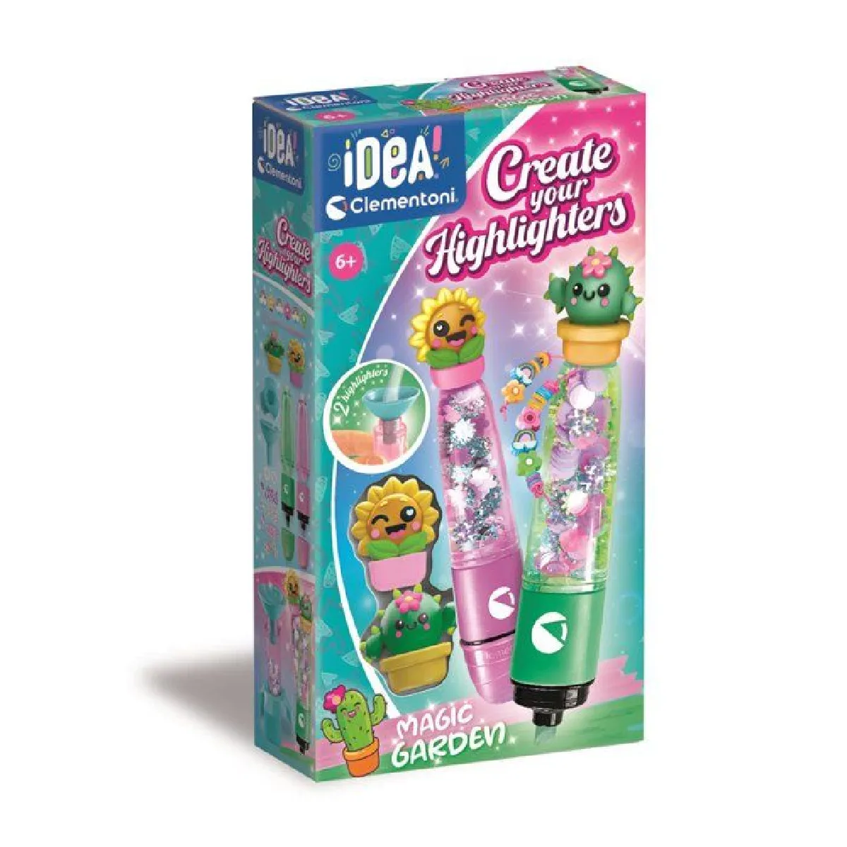 Clementoni Coffret création fluos Garden