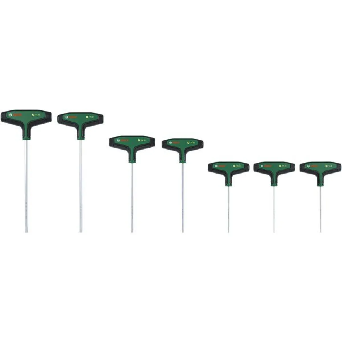 Set de 7 tournevis BOSCH Torx à poignée en T - vue 10