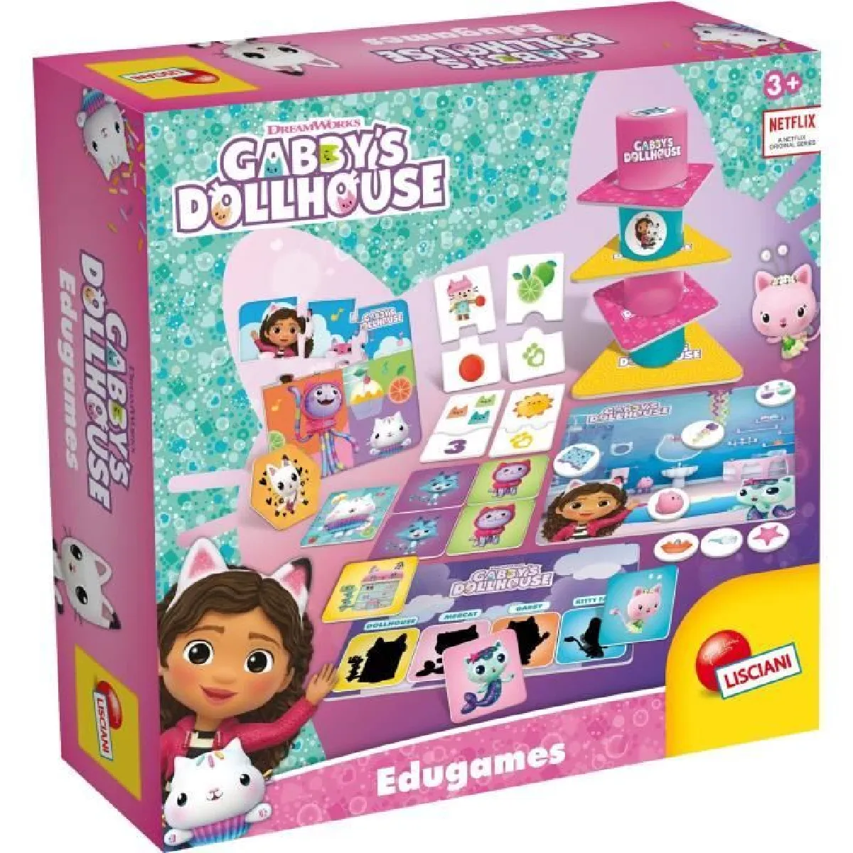 Lisciani Giochi Gabby's Dollhouse Jeu Éducatif Maison De Poupée
