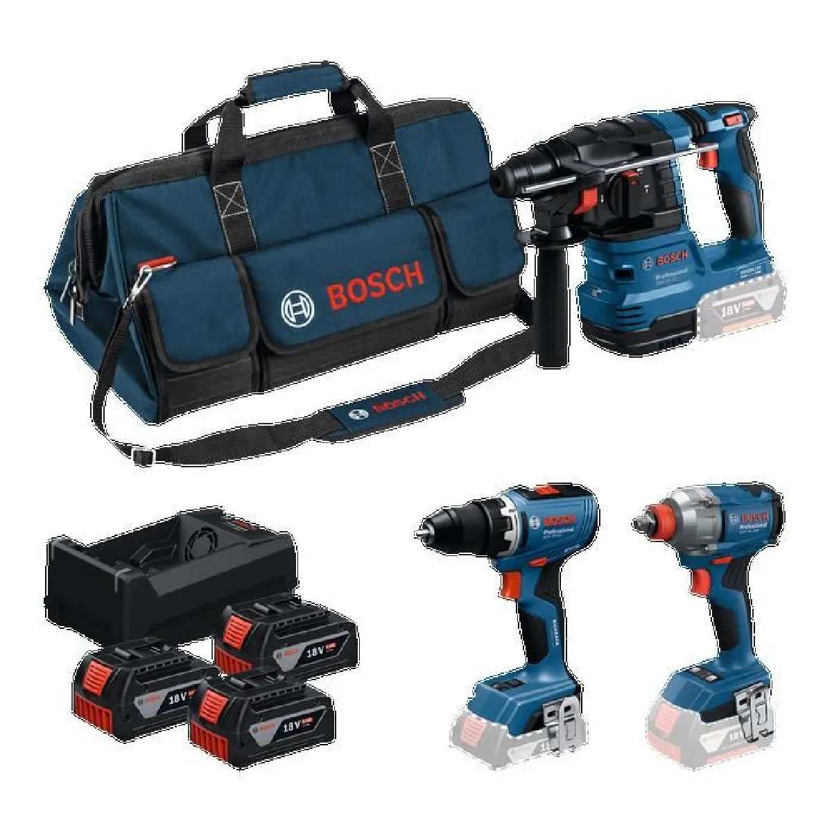 Bosch Professional Combo Kit 3 Outils 18V