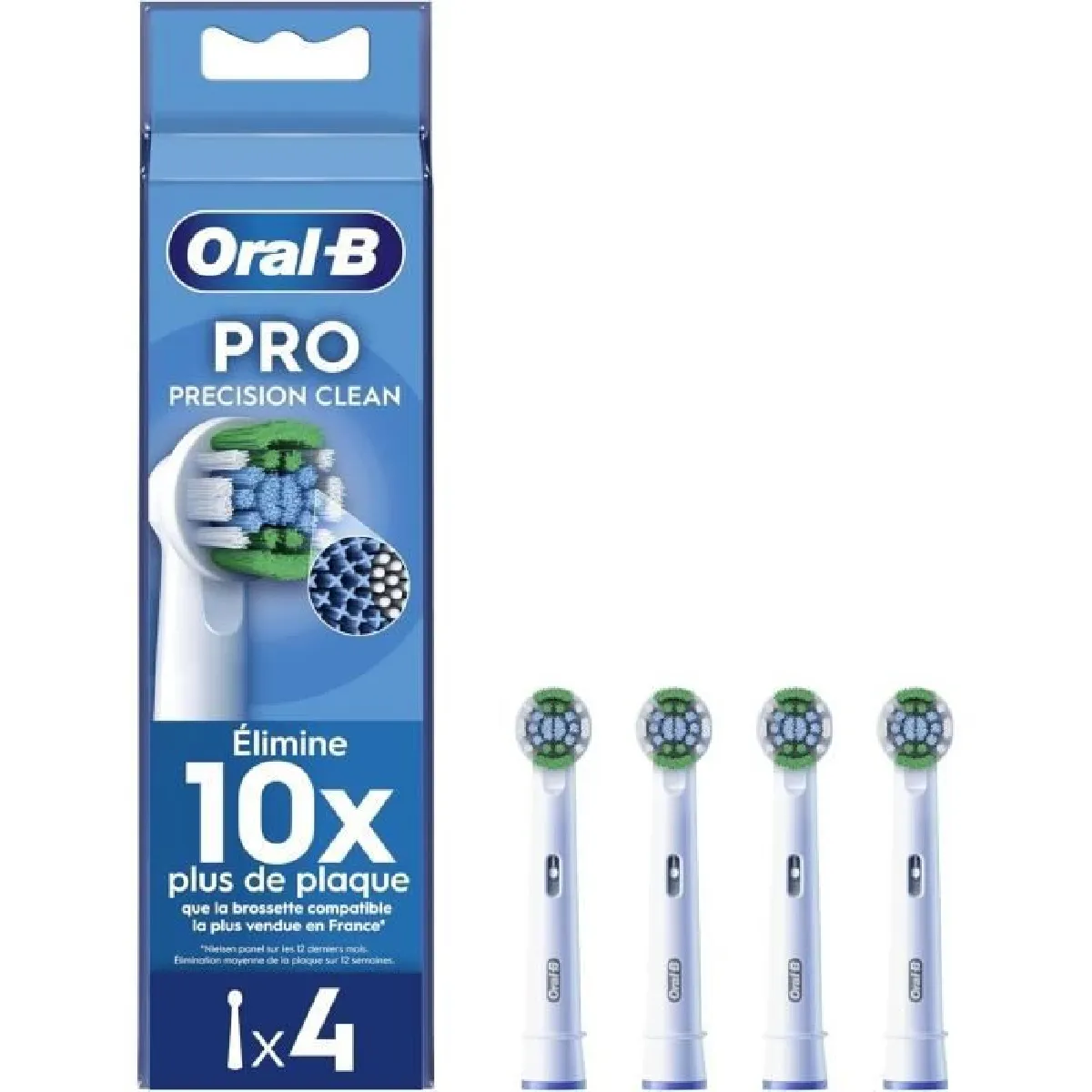 Oral-B pro prûˋcision clean brossettes pour brosse û dents x4