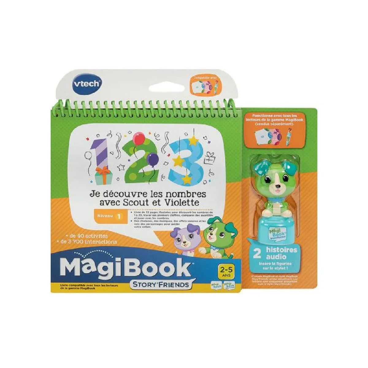 Jeu Éducatif VTech 80-484705 – MagiBook Story'Friends Je Découvre Les Nombres - vue 10