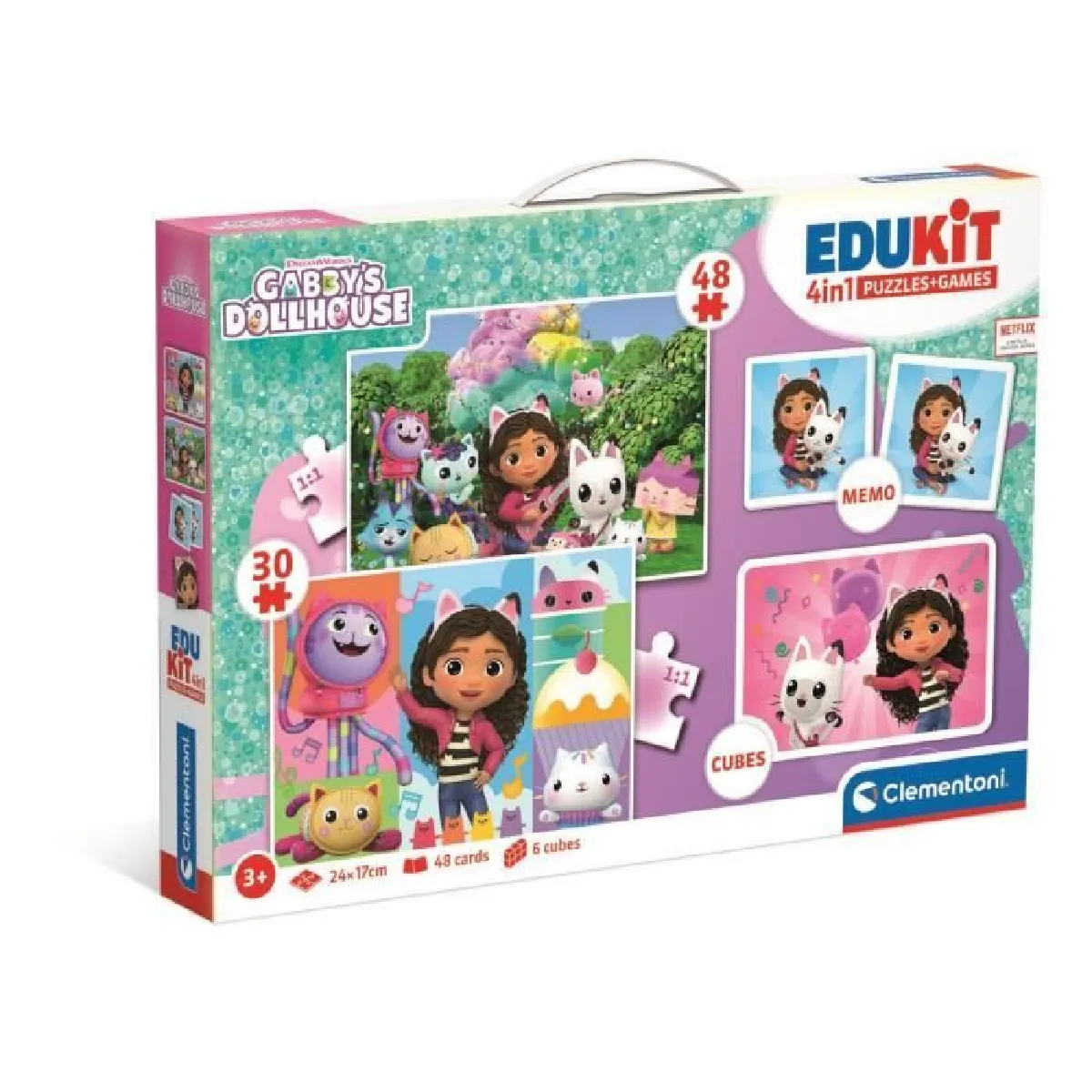 Clementoni puzzle Edukit 4 en 1 Gabby