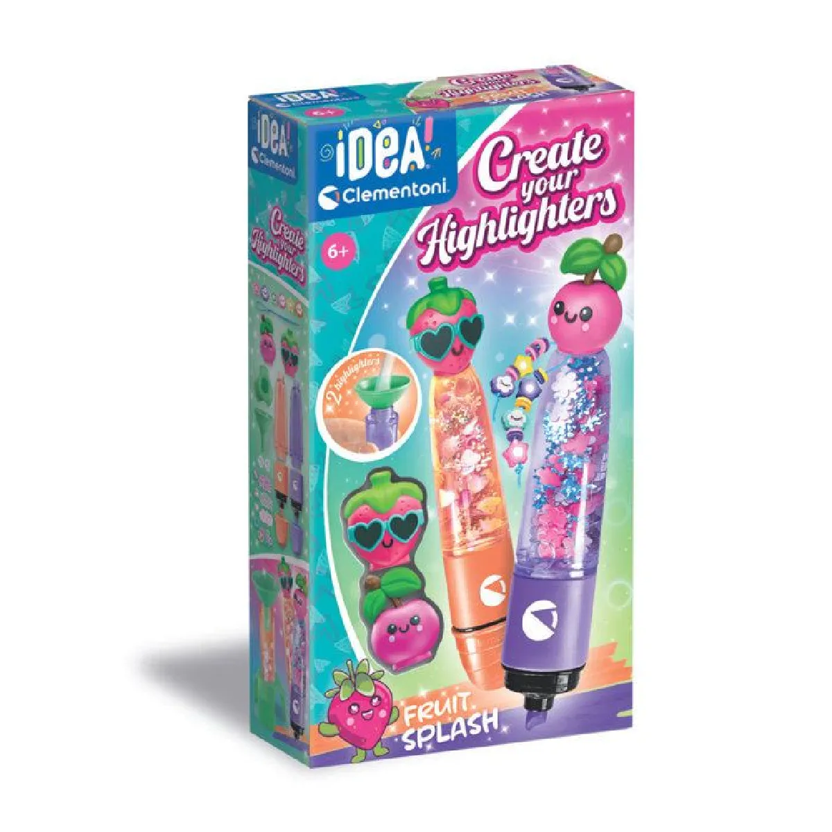 Clementoni coffret dessin fluo fruits