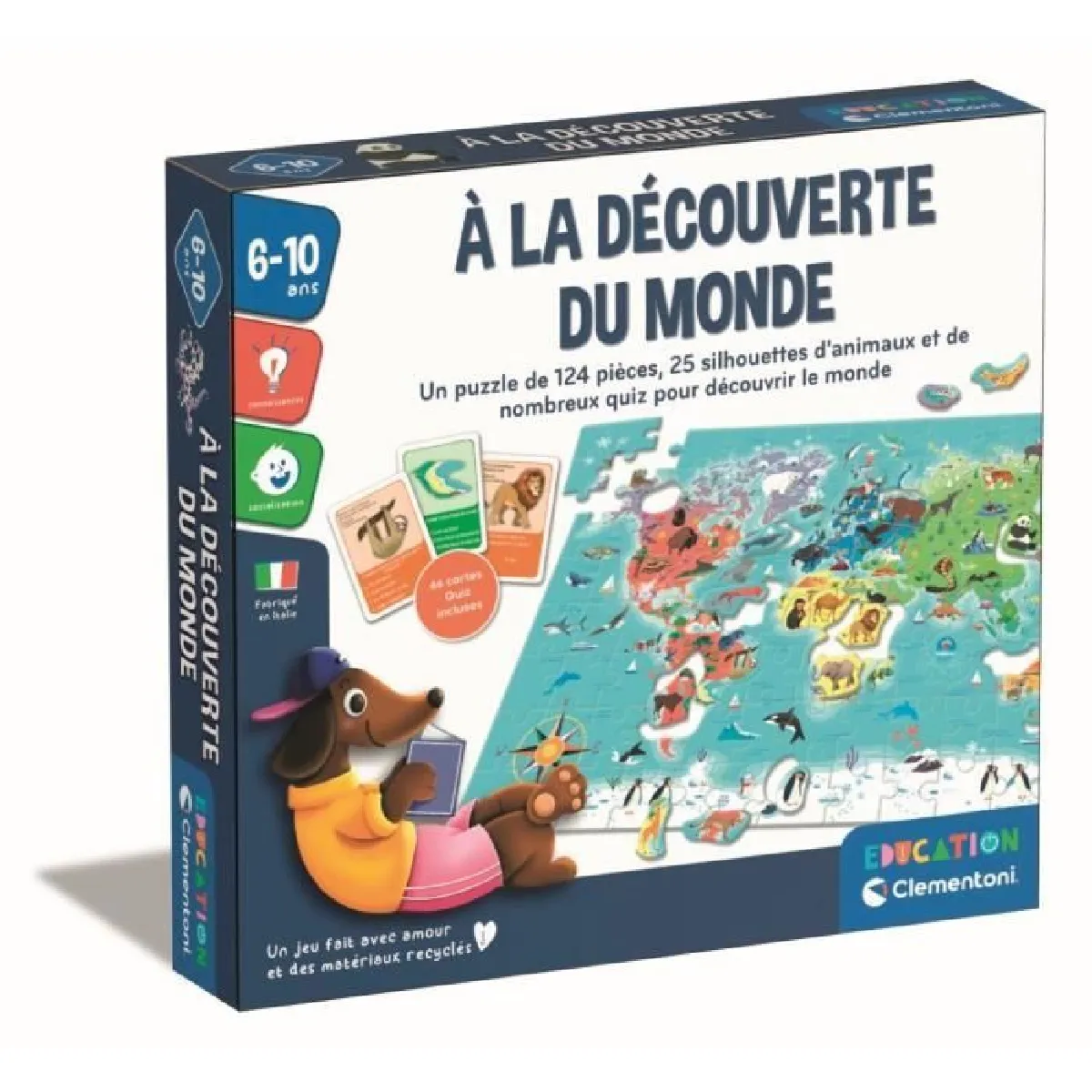 Clementoni Puzzle découverte du monde