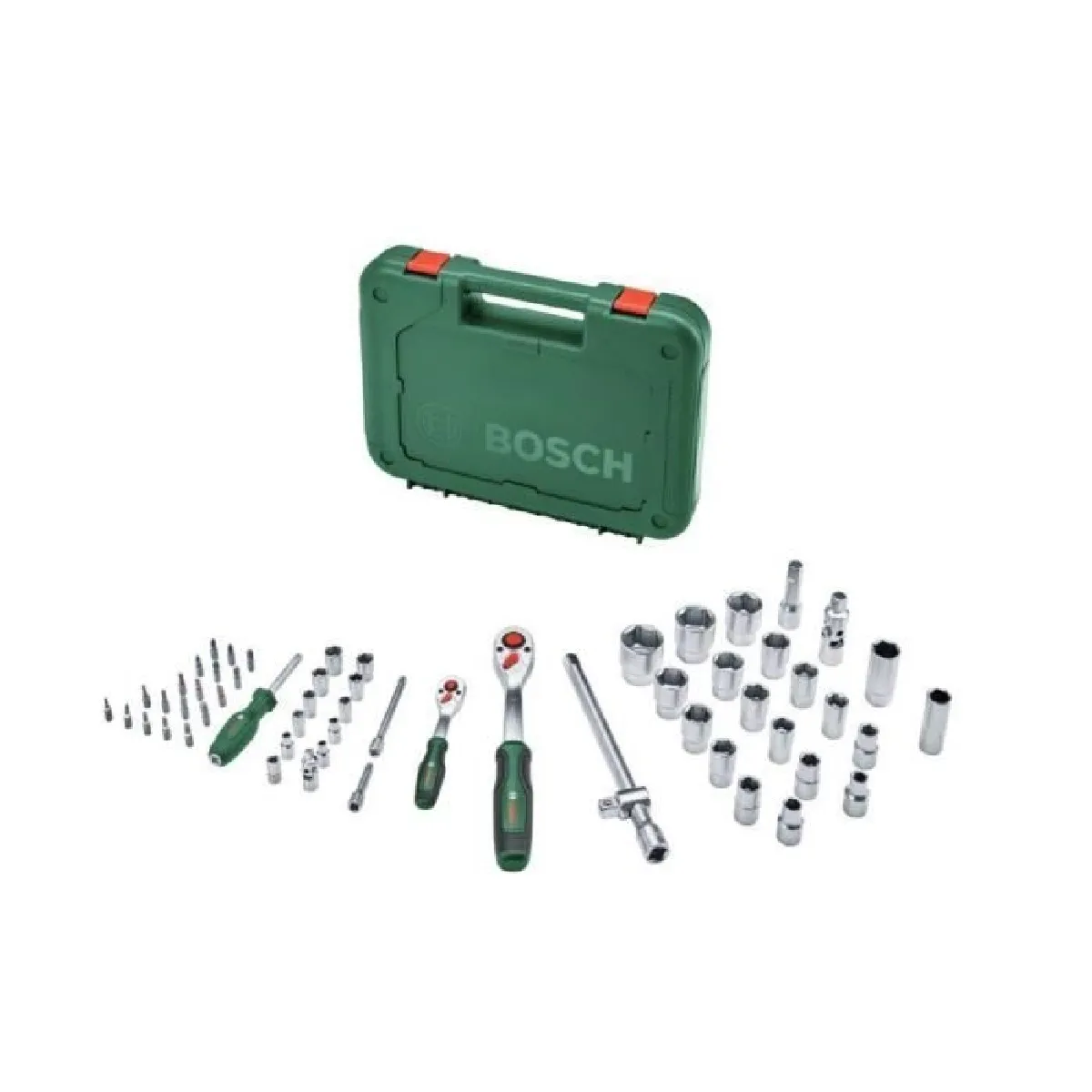 Bosch Coffret Clé À Cliquet 57 Pcs