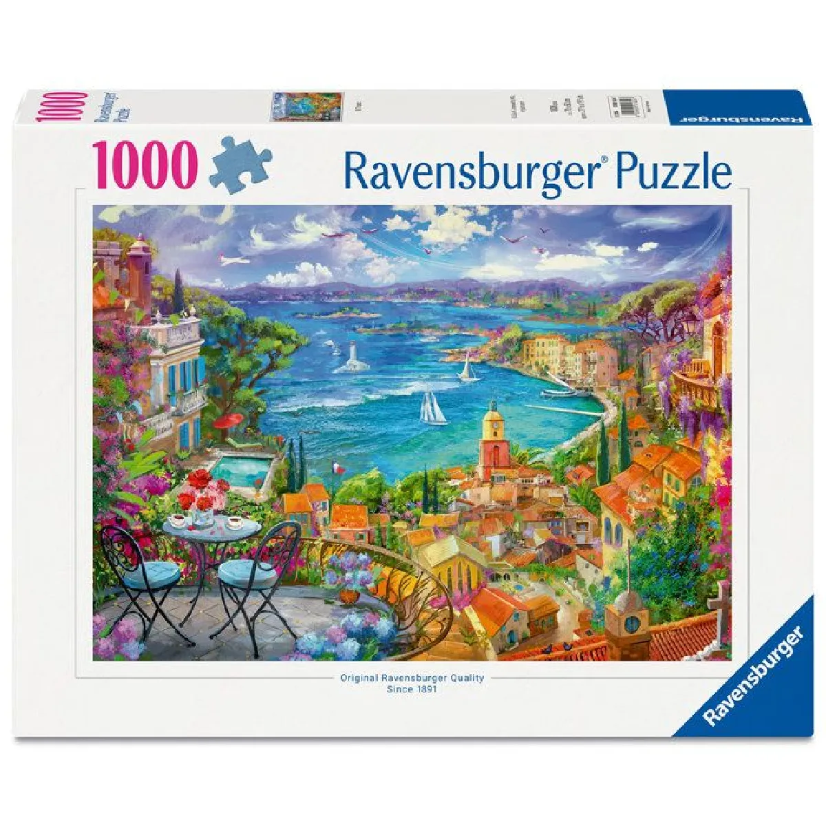 Puzzle 1000 pièces : Saint Tropez Ravensburger France - vue 9