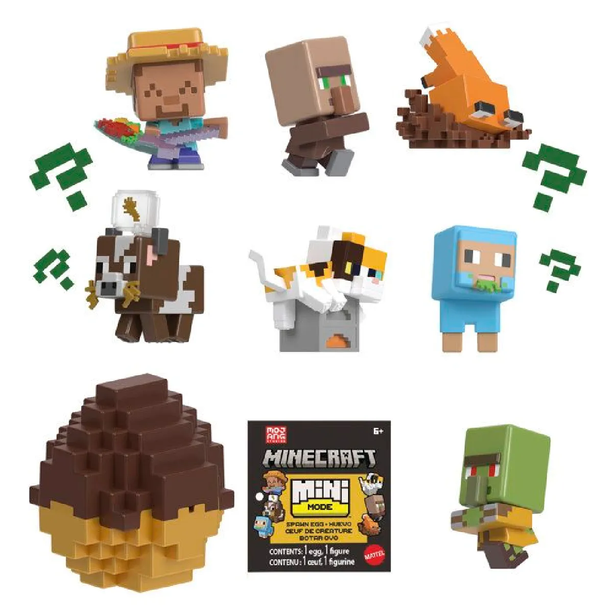 Minecraft Figurine Mini Spawn Egg Modèle Aléatoire - Image 3