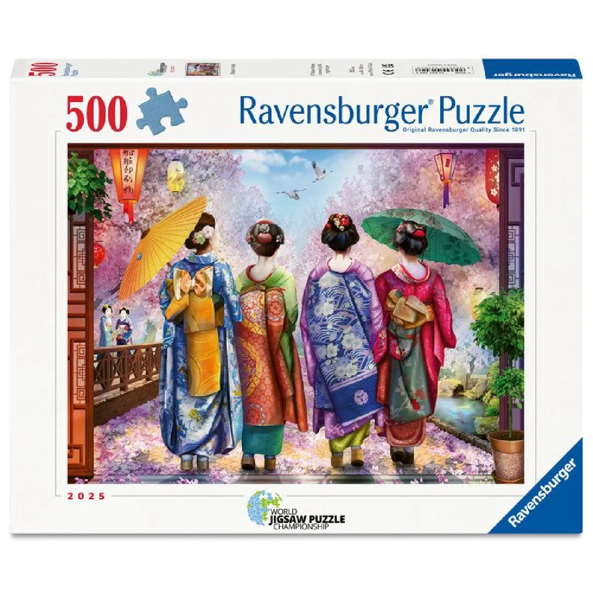 Ravensburger puzzle 500 pièces – promenade fleurie