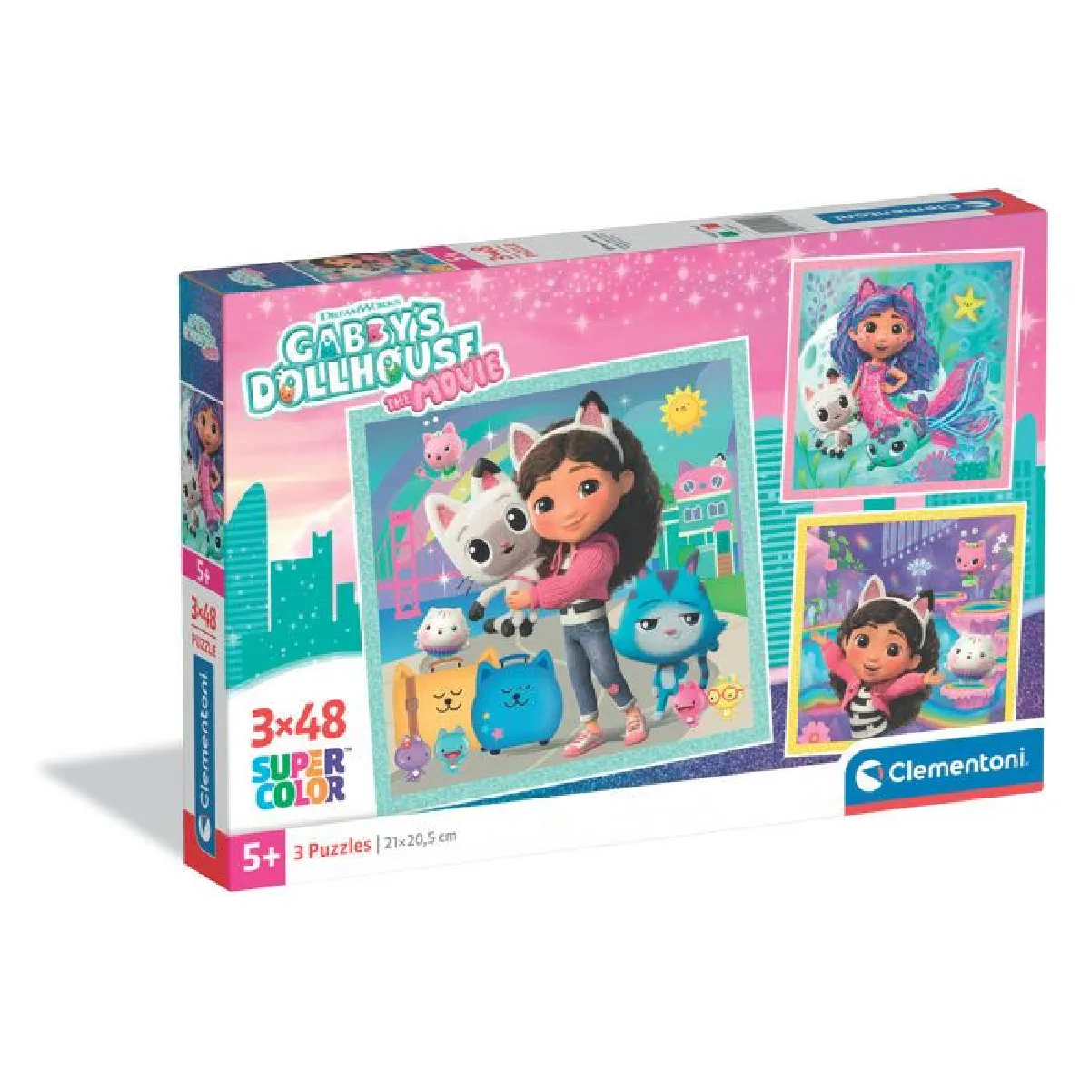 Clementoni - 3X48 Pieces - Gabby's Dollhouse - Image 4