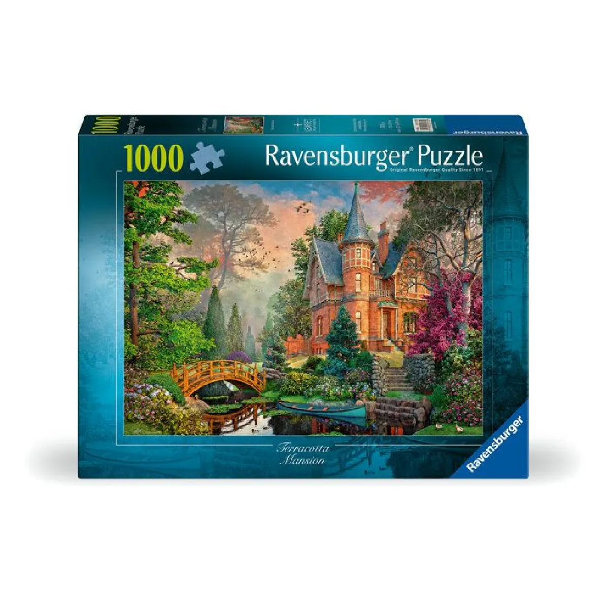 Ravensburger puzzle adulte 1000 pièces - Manoir Terracotta