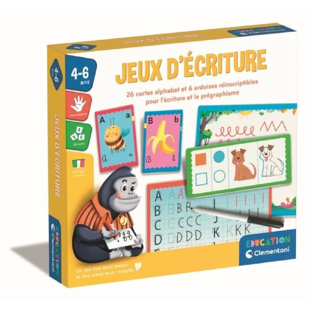 Clementoni coffret jeux d'écriture