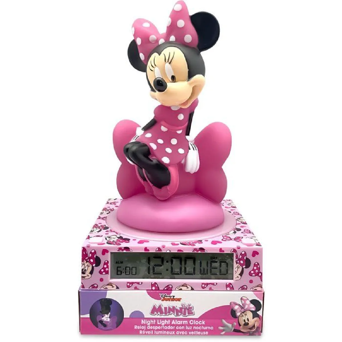 Kids Licensing Rose Réveil Figurine Minnie