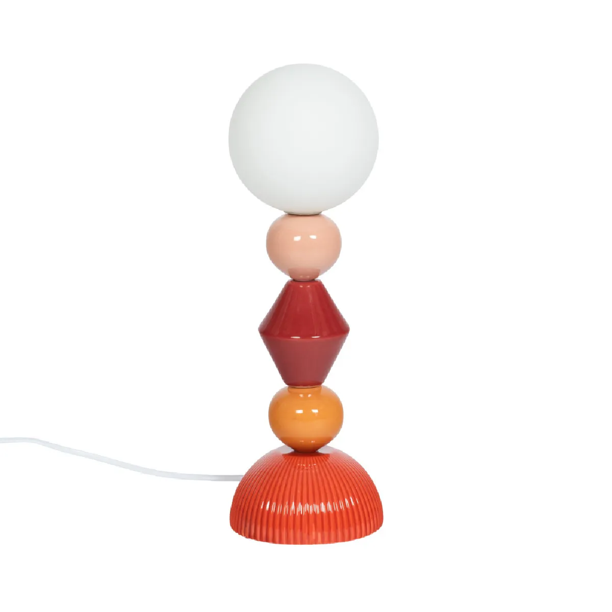 Amadeus Rouge Lampe De Table Adela Céramique 37 Cm - Image 3