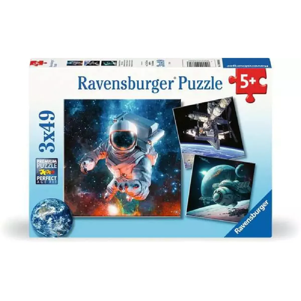 Ravensburger puzzle 49 pièces - aventure dans l'espace pour garçon - vue 3