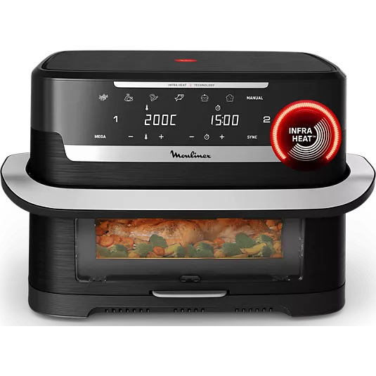 Moulinex Airfryer Ever Fry Dual Flex 9L Ez9278f0 - Image 3