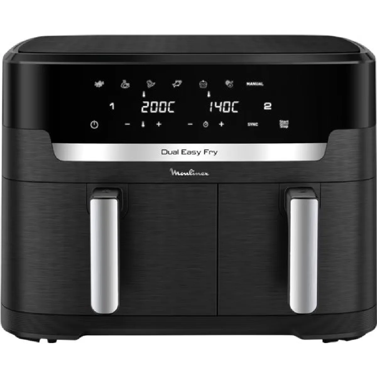 MOULINEX EZ9428F0 Friteuse à air Dual Easy Fry XXL, Cuisson synchronisée, Capaci