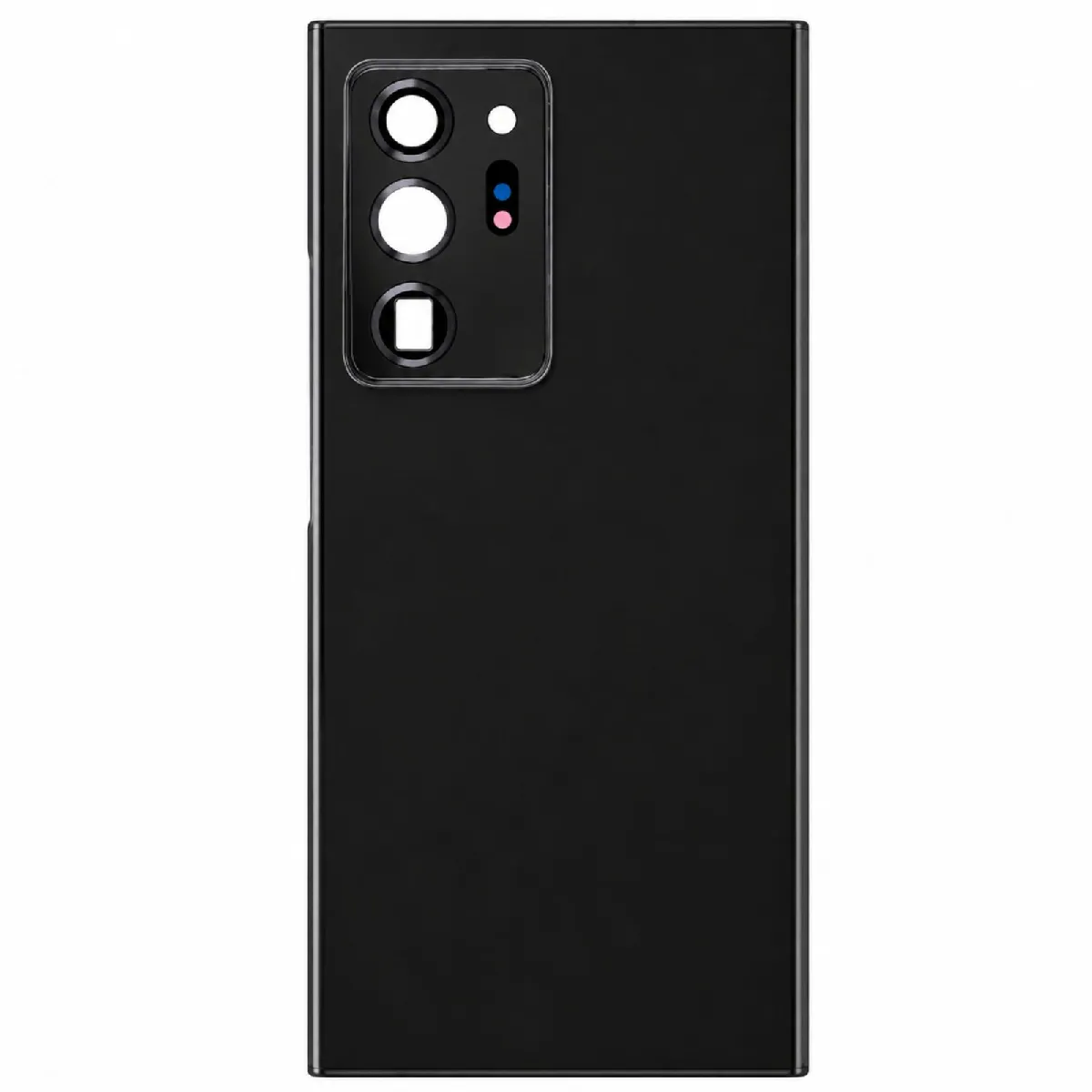 Avizar Noir Clappio Cache Batterie Vitre Arrière Pour Galaxy Note 20 Ultra