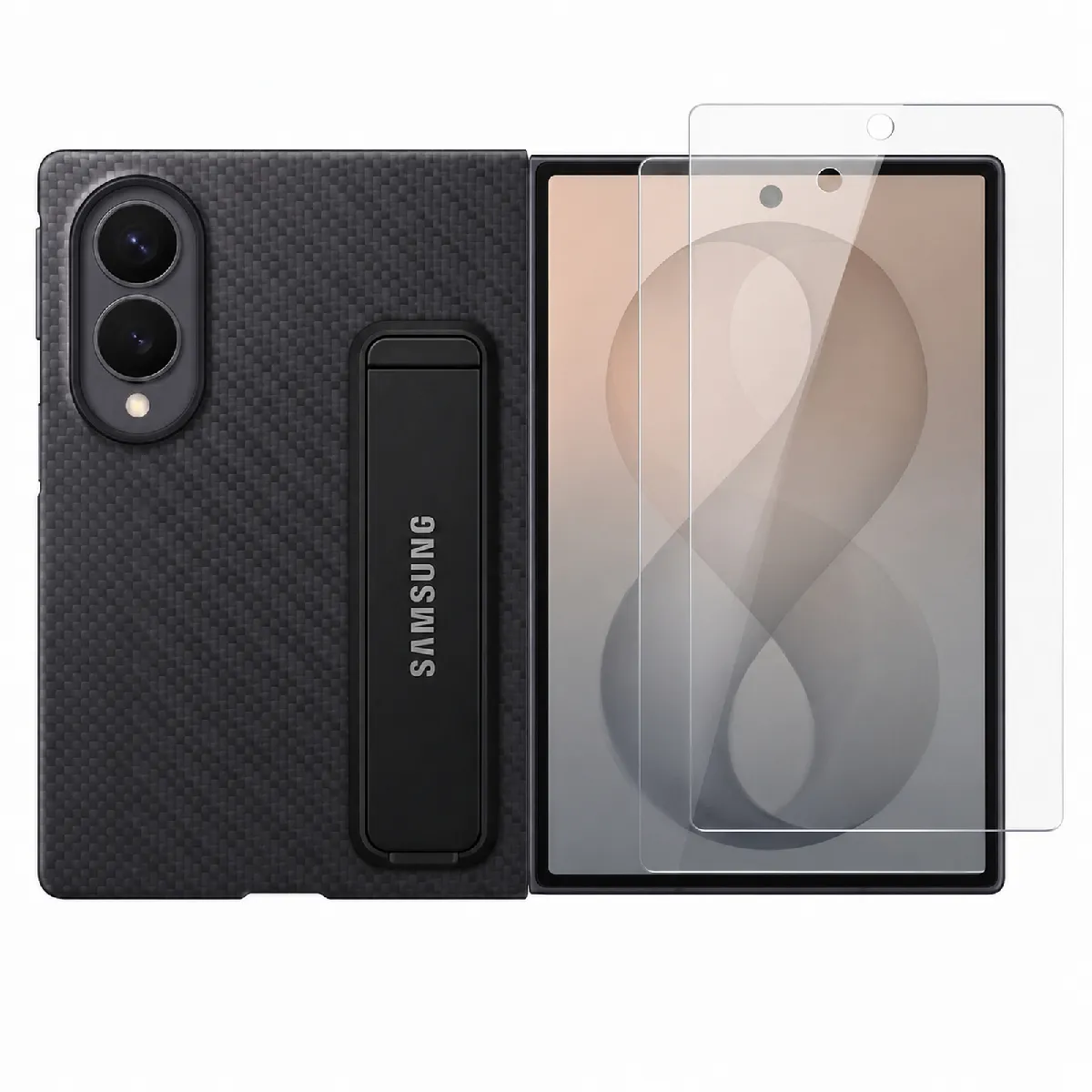 Coque pour Galaxy Z Fold 8 avec Protections dÉcran et Béquille Ajustable Samsung - vue 2