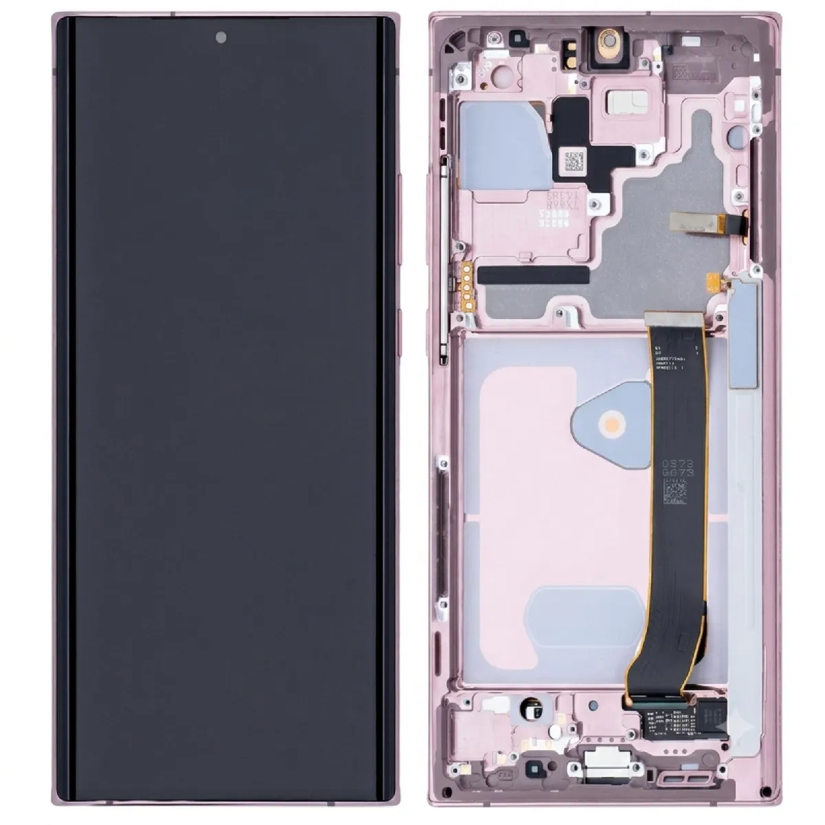Avizar Bronze Clappio Écran Complet Pour Galaxy Note 20 Ultra Dalle Oled Avec Châssis