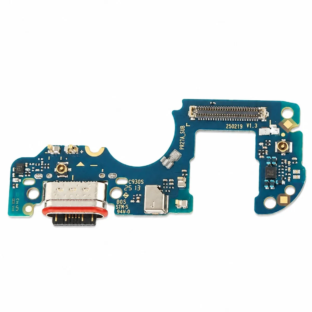 Motorola Vert Connecteur De Charge Usb-C Pour Moto G56 Avec Micro Service Pack