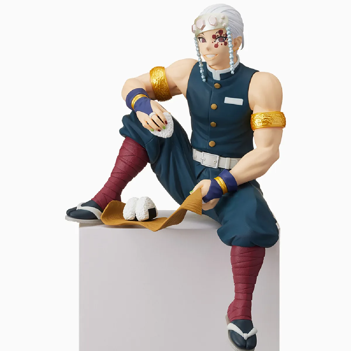 Demon Slayer Kimetsu No Yaiba Figurine Tengen Uzui Premium Chokonose - vue 2